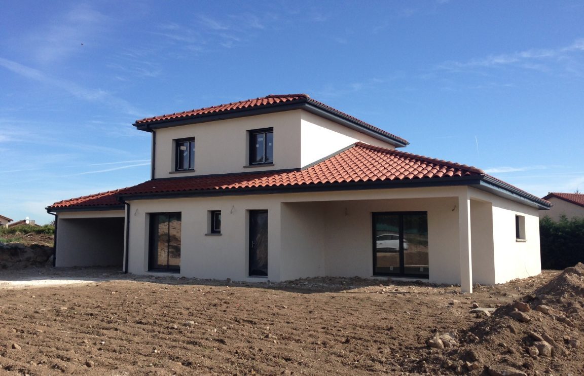Villa en fin de chantier